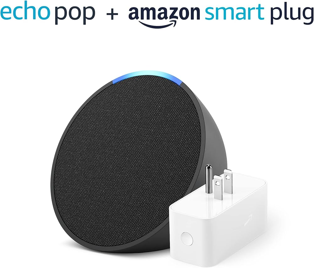 Echo Pop Charcoal with Amazon Smart Plug | Amazon