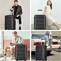 Amazon.com | GinzaTravel 3 Piece Expandable Luggage Sets PP