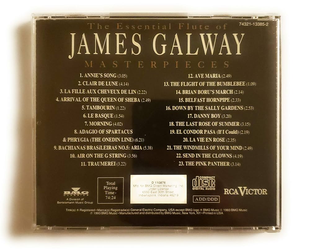 Masterpieces The Essential Flute of James Galway - Amazon.com Music