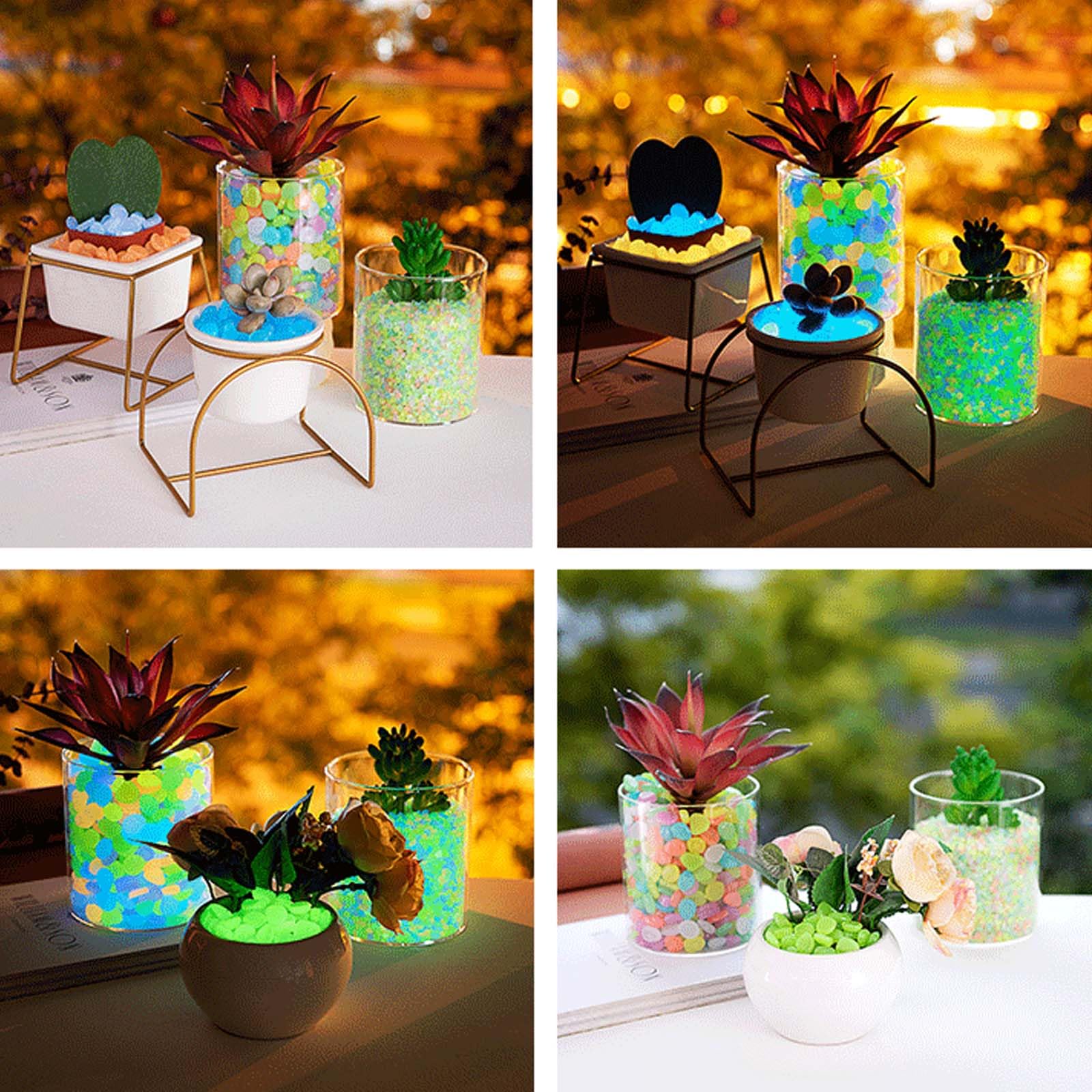 Amazon | 夜光石 【100個セット】金魚鉢アアクアリウム 石 蓄光石 DIY