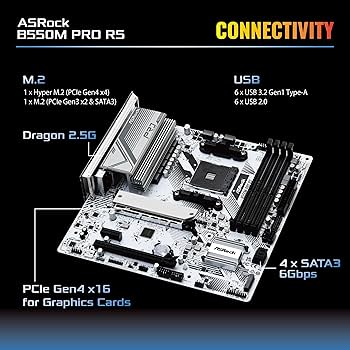 Amazon | ASRock マザーボード B550M Pro RS AMD Ryzen 5000 シリーズ