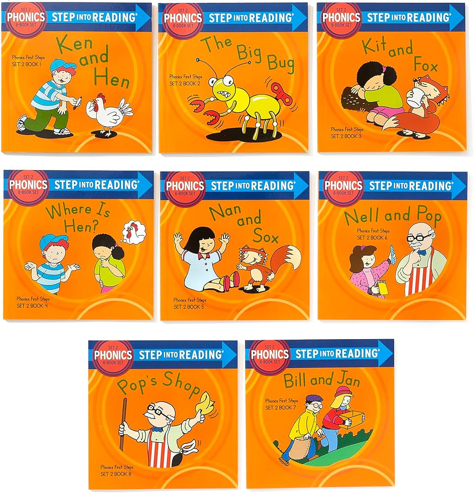 Amazon.com: Step into Reading Set 2 Phonics First Steps Box Set