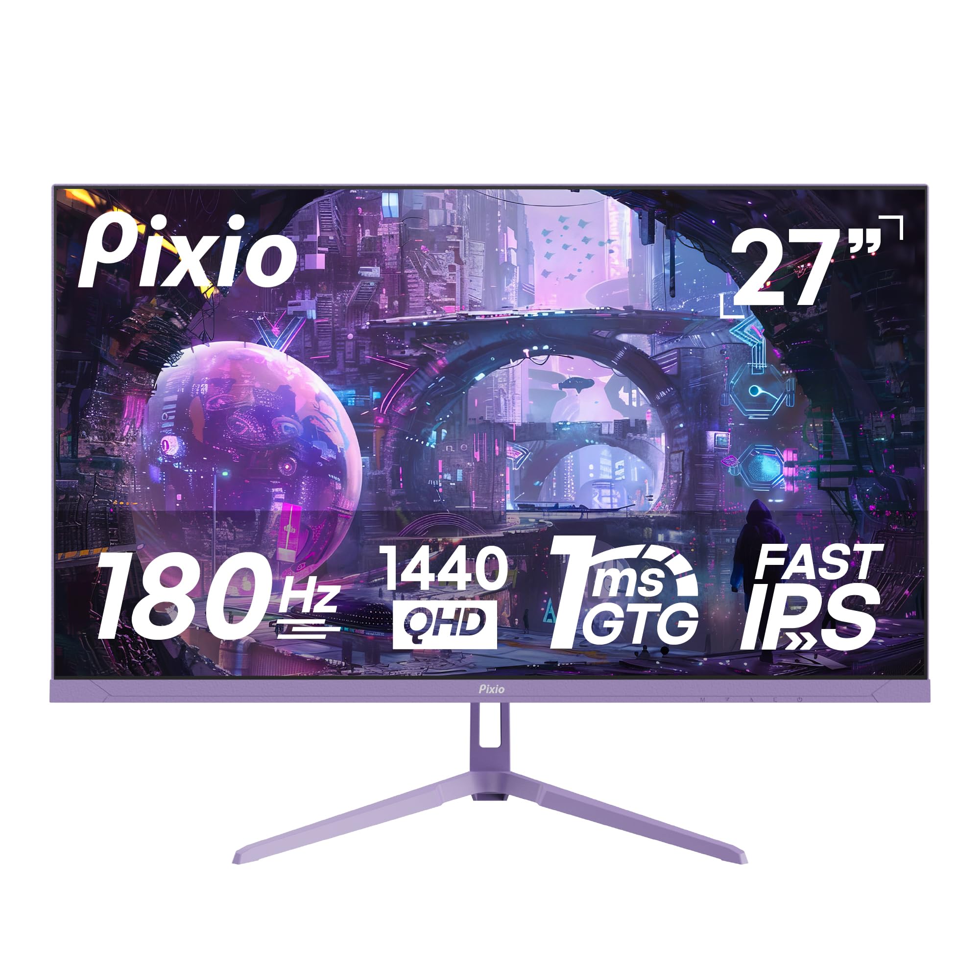 Amazon.com: Pixio PX278 Wave Purple 27 inch 180Hz Refresh Rate