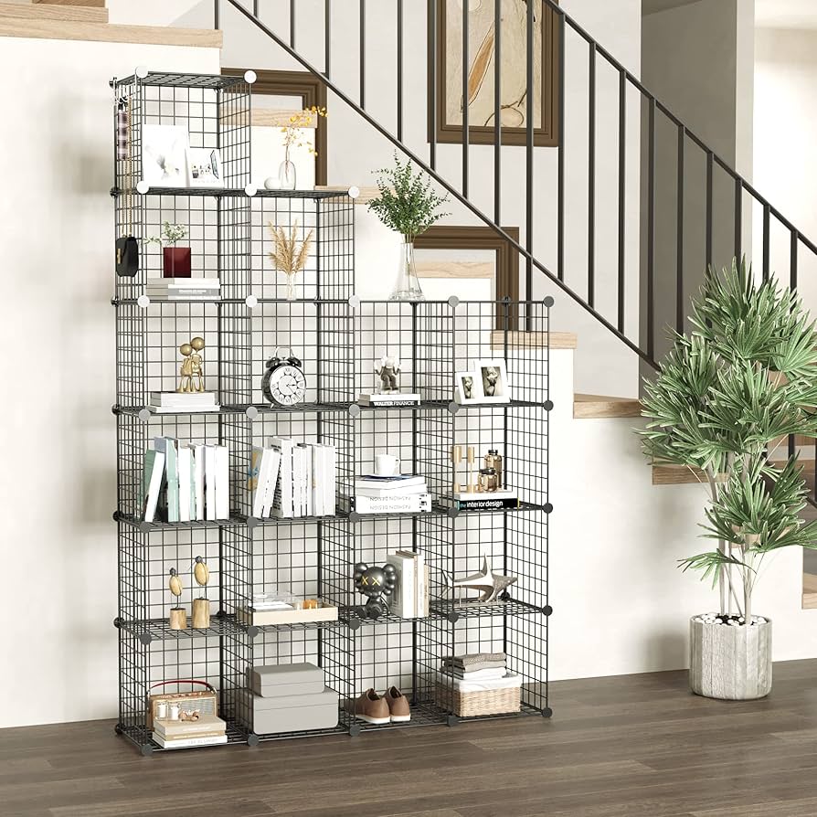 Amazon.com: C&AHOME Wire Cube Storage, 20-Cube Organizer Metal