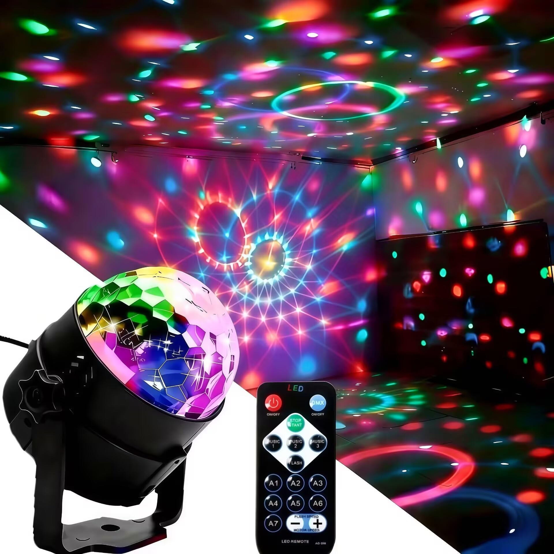 Amazon.co.jp: U`King ミラーボール ディスコライト パーティーライト