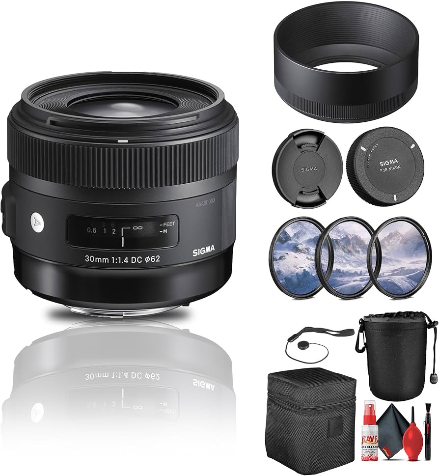 SIGMA シグマ 30mm F1.4 DC HSM ニコン用 保管ケース付き Amazon
