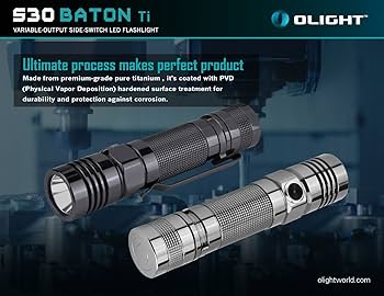 Olight S30 Limited Edition Titanium body 1000 Lumens LED