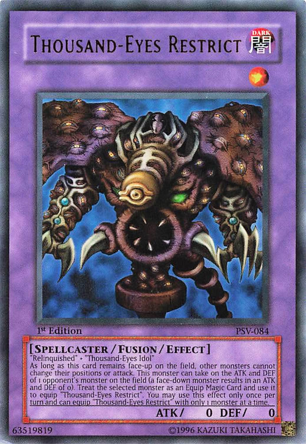 Amazon.co.jp: 遊戯王カード 英語版 THOUSAND-EYES RESTRICT