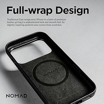 Amazon.co.jp: NOMAD トラディショナルレザーケース ブラック iPhone