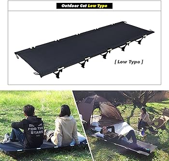 Amazon | アウトドアコット ロータイプ MOB65-BK | MTK | 折りたたみ式