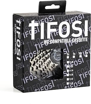 TIFOSI 11 Speed Shimano HG Cassette, Silver (11/25, Silver