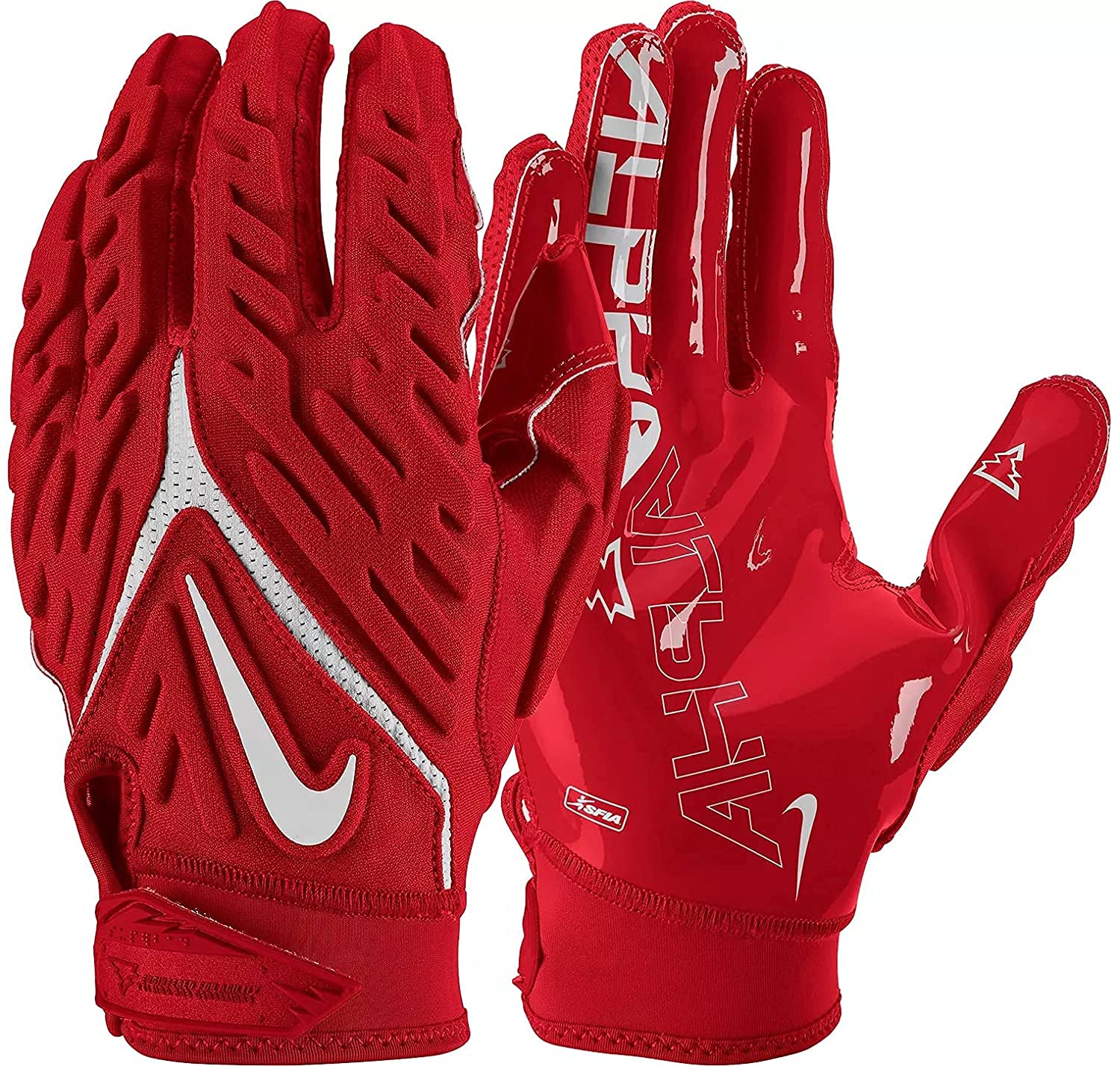 Nike Superbad 6.0 Football Gloves Red | White Medium : Amazon.ca