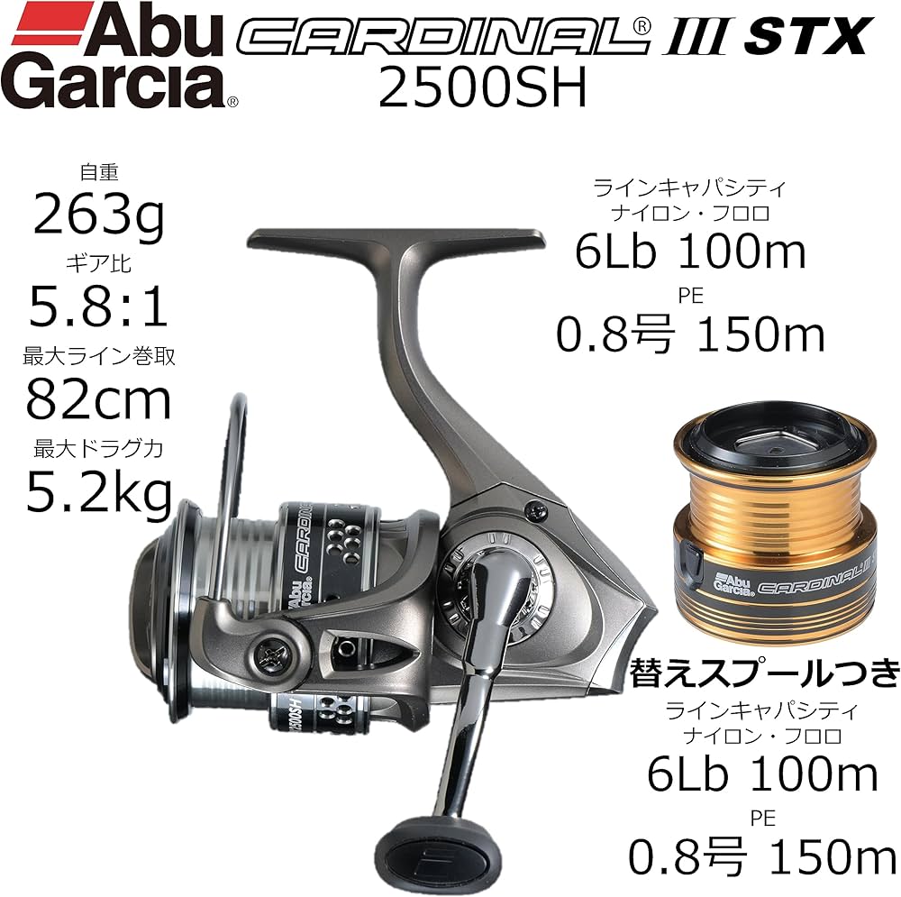 Amazon | AbuGarcia (アブガルシア) CARDINAL III STX 2500SH