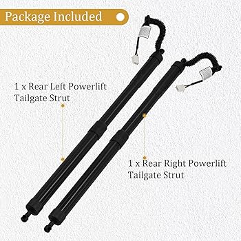 KB8C636EX KB8C626EX Rear Left & Right Powerlift Tailgate Struts