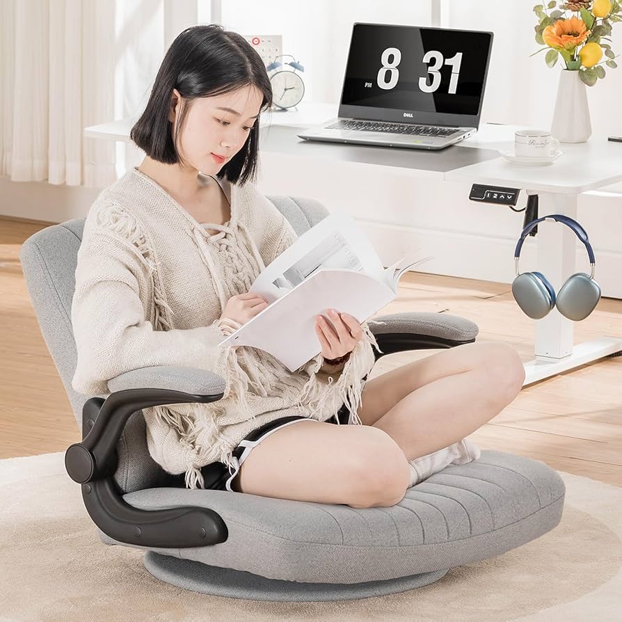 Amazon.co.jp: ComHoma 座椅子 ゲーミング座椅子 回転 肘掛け