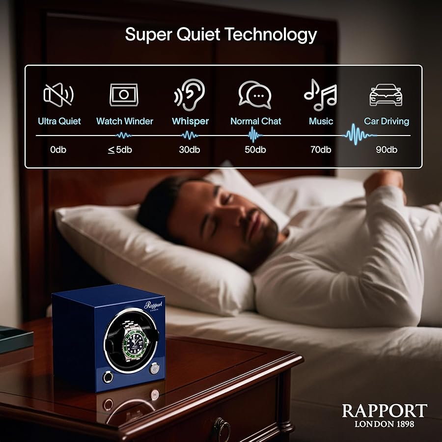 Amazon | Rapport London, EVO MKIII 自動巻き腕時計ワインダー 腕時計