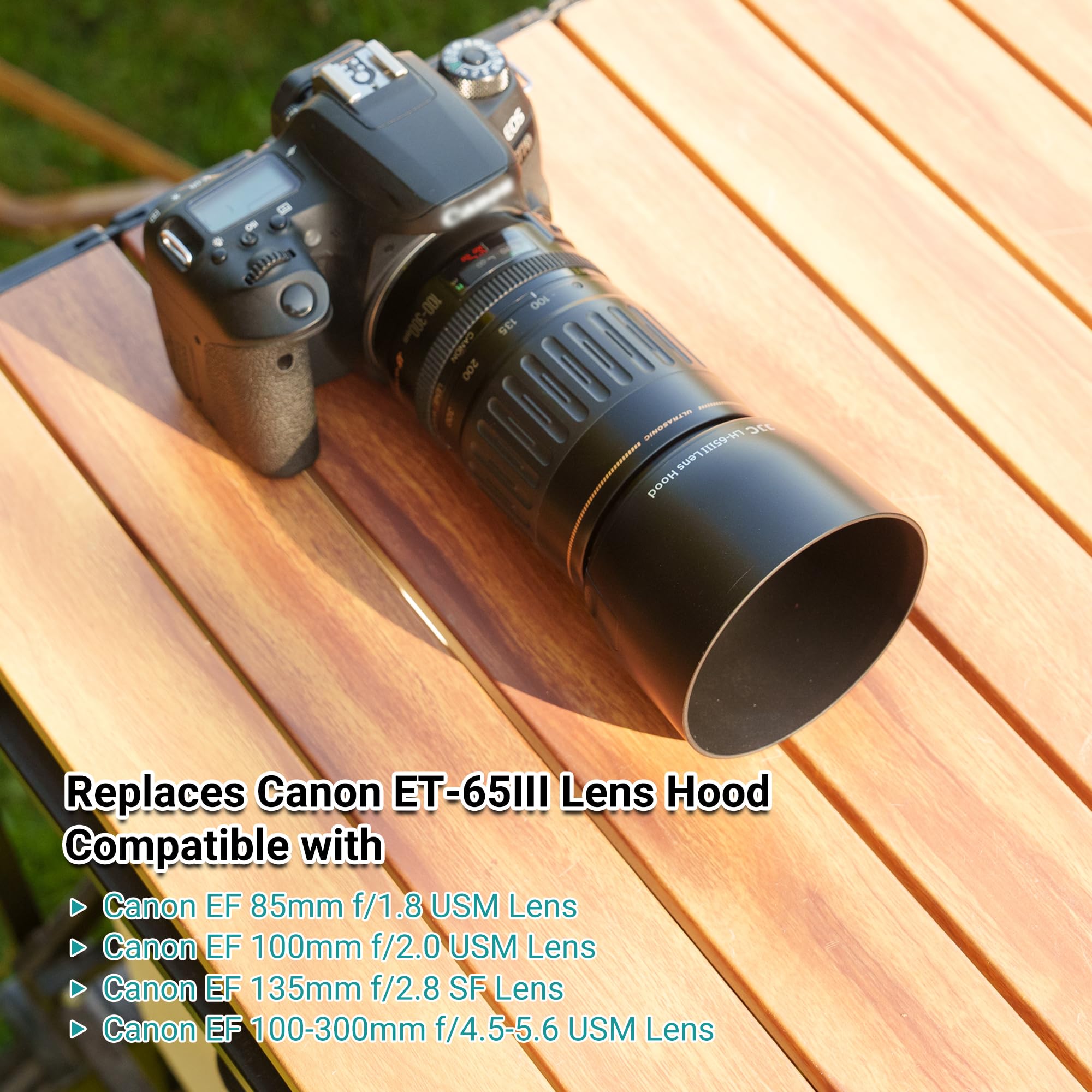 Amazon | JJC ET-65III 専用レンズフード Canon EF 85mm f/1.8 USM、EF