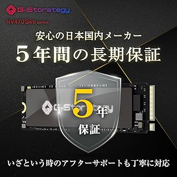 Amazon | G-Storategy SSD 2TB M.2 銅熱伝導シート搭載 【新型PS5】PS5