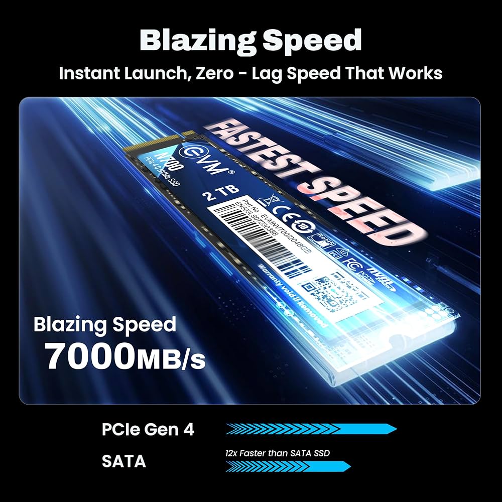 Amazon.in: Buy EVM N700 2TB NVMe PCIe Gen 4x4 Internal SSD (2280