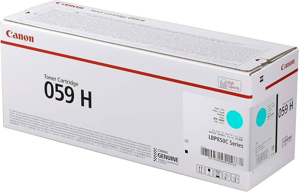 Amazon.co.jp: Canon トナーカートリッジ059H シアン CRG-059HCYN