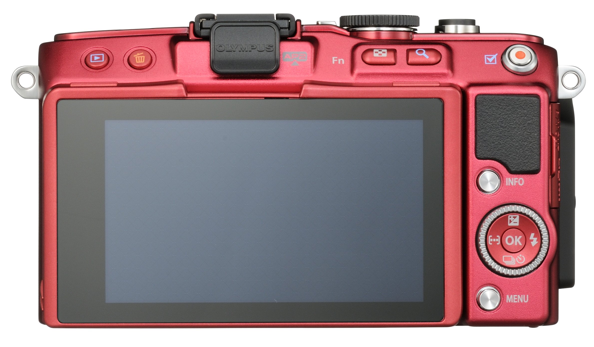 Amazon | OLYMPUS ミラーレス一眼 PEN Lite E-PL6 ボディ レッド E-PL6