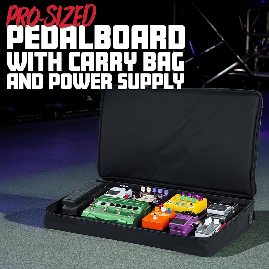 Amazon.com: Gator Cases Pro Size Wood Pedal Board with Built-in 9V