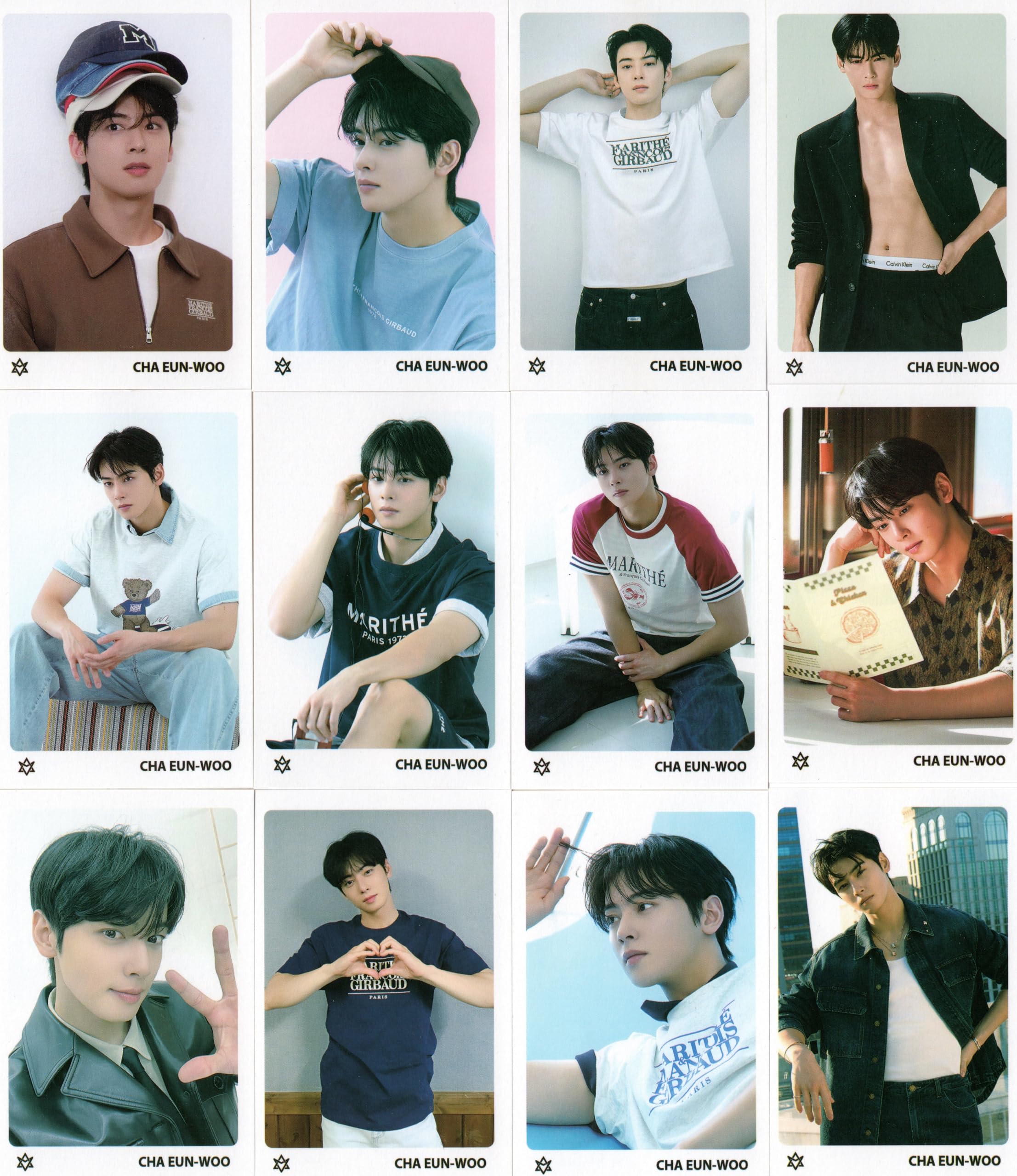 Amazon.co.jp: チャウヌ グッズ フォトメッセージカード 56枚 トレカ