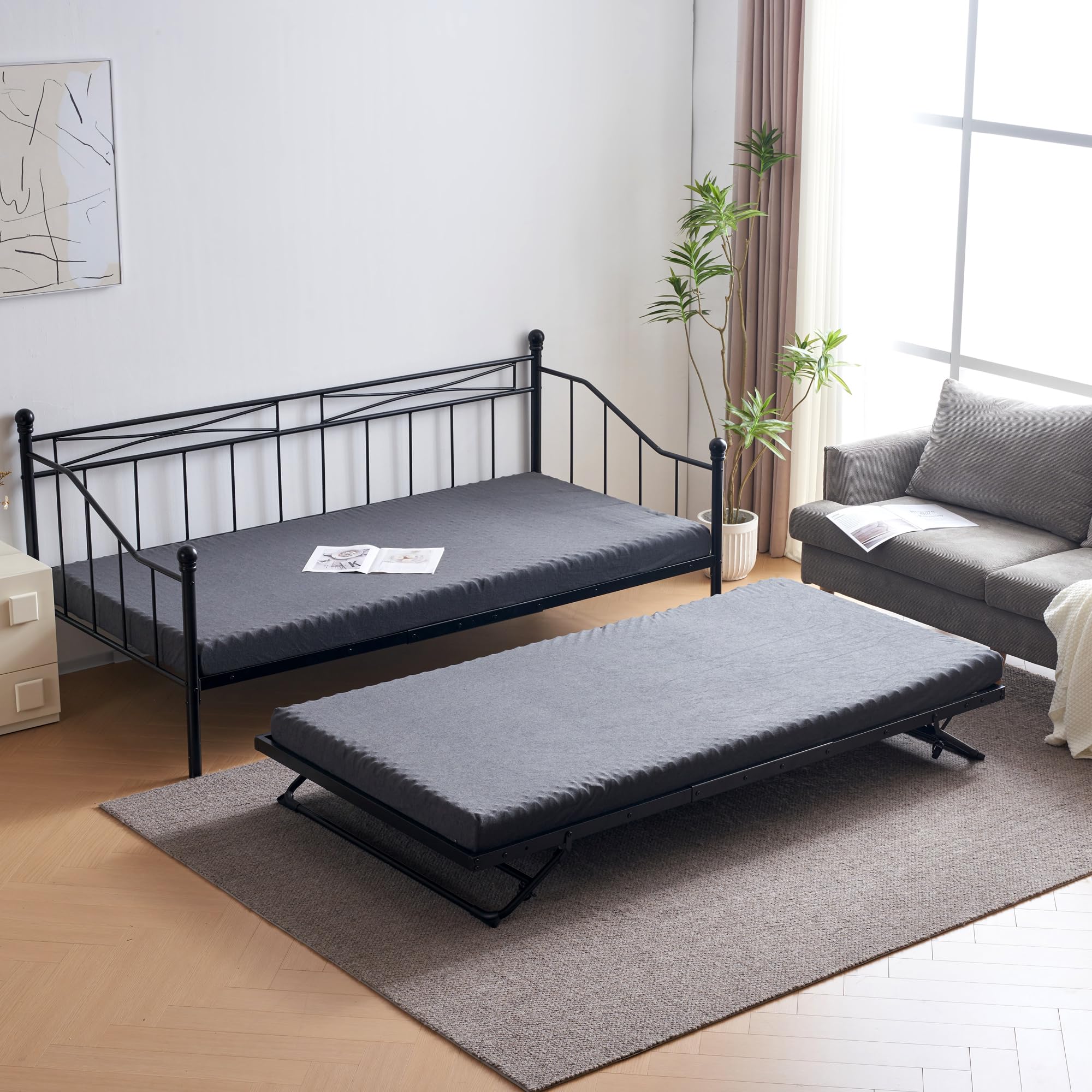 Amazon｜ベッドフレーム シングルベッド 大人用 ロータイプ シングル