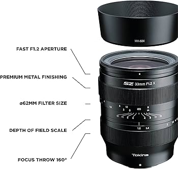 Amazon | トキナー Tokina 広角単焦点レンズ SZ 33mm F1.2 X フジ