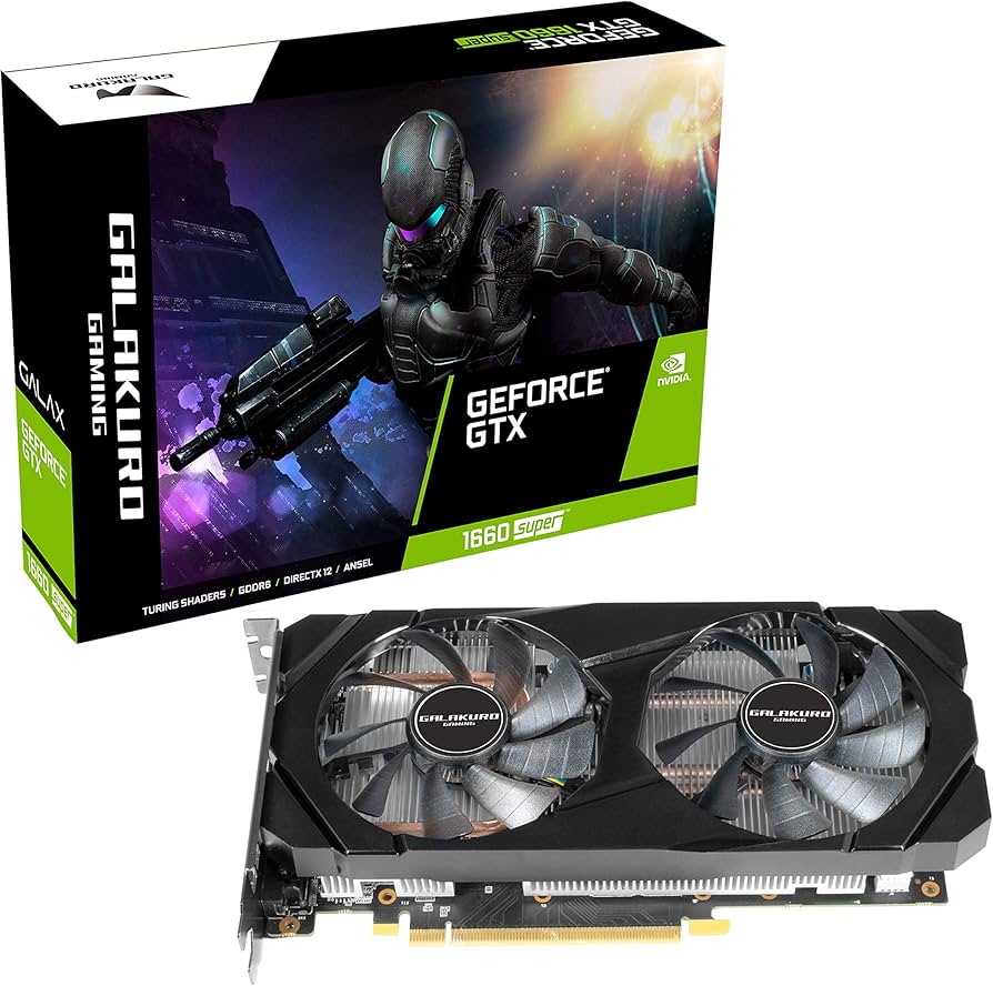 NVIDIA GeForce GTX 1660 Super Graphic Board, 6 GB, Dual Fan