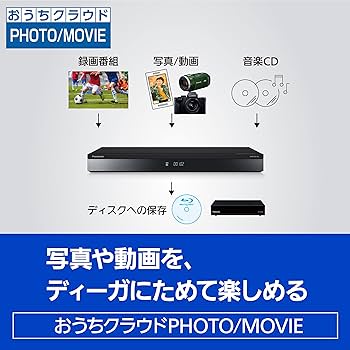 Amazon | パナソニック 1TB 3チューナー ブルーレイレコーダー 4K
