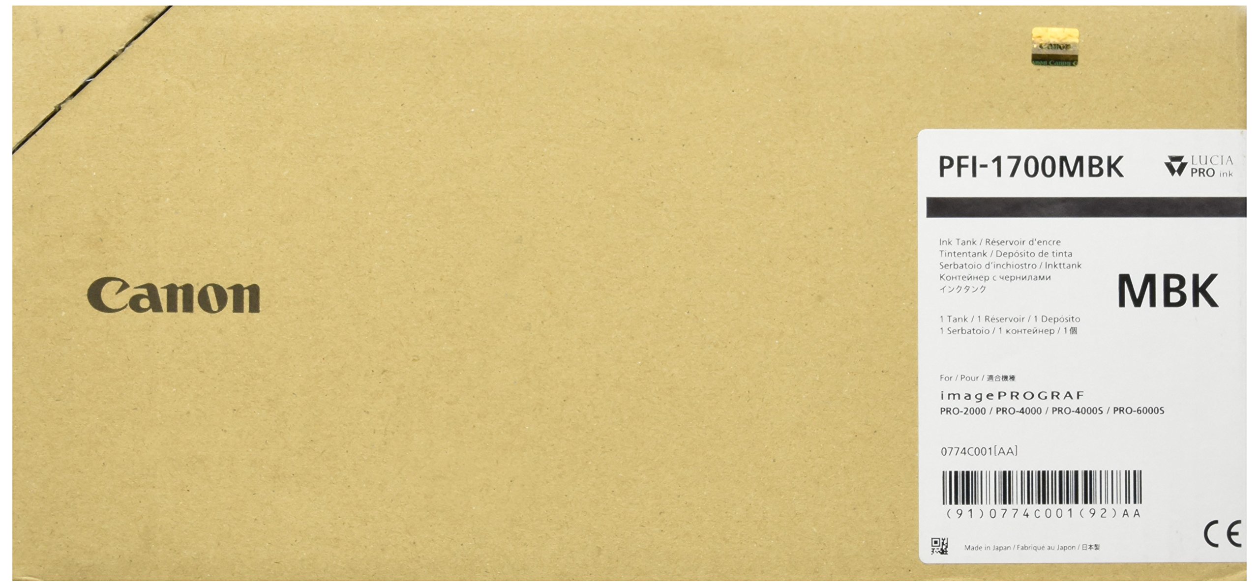 Amazon.co.jp: canon キヤノン 大判プリンタ インクタンク PFI-1700