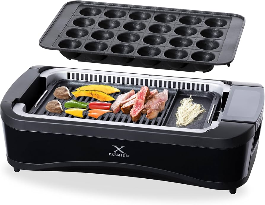 Amazon.co.jp: [山善] 煙の少ない 焼肉プレート XGRILL PREMIUM ワイド