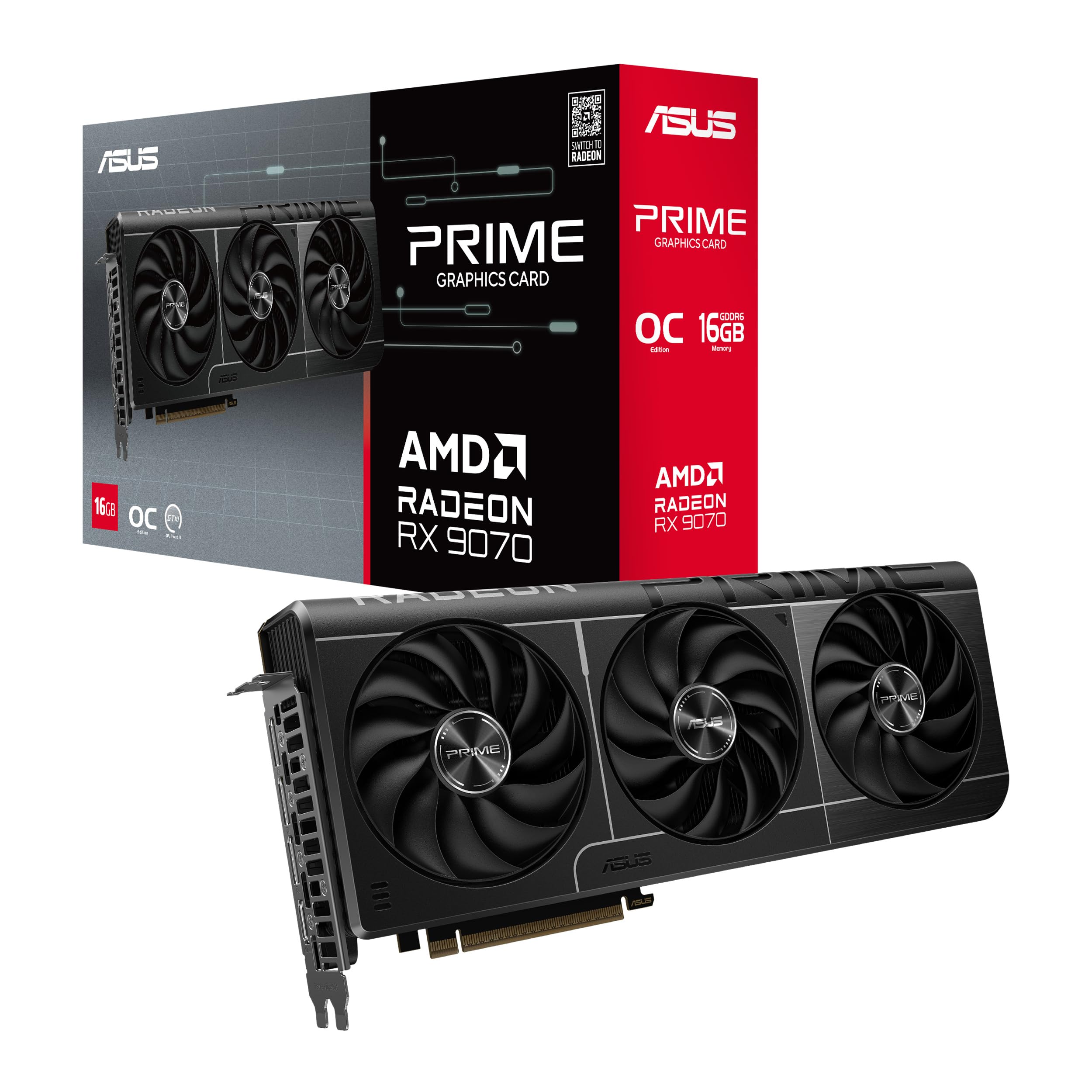 Amazon.com: ASUS Prime Radeon™ RX 9070 OC Edition Graphics Card