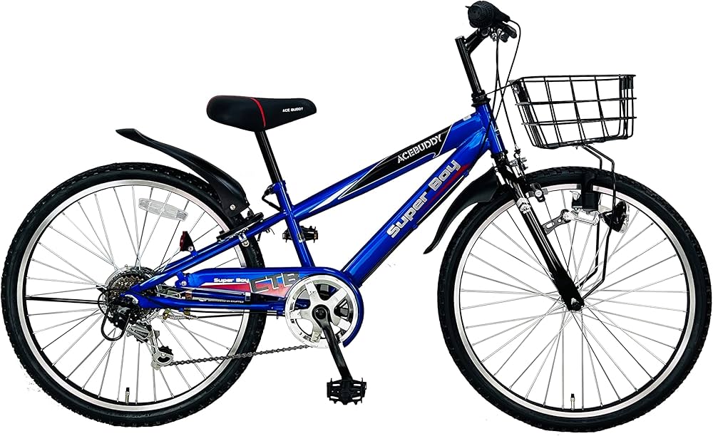 Amazon | ACE BUDDY ジュニアマウンテンバイク 24インチ シマノ6段変速