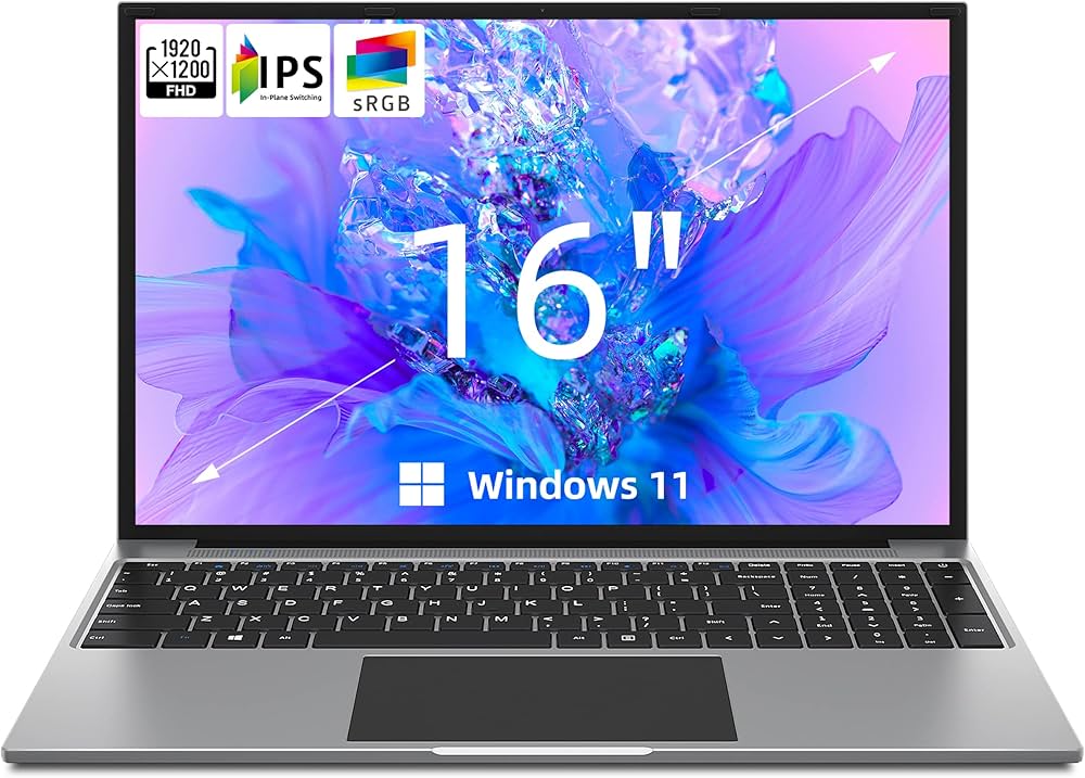 Amazon.co.jp: 2023ノートパソコン 極軽極薄16型IPS液晶FHD(1920x1200