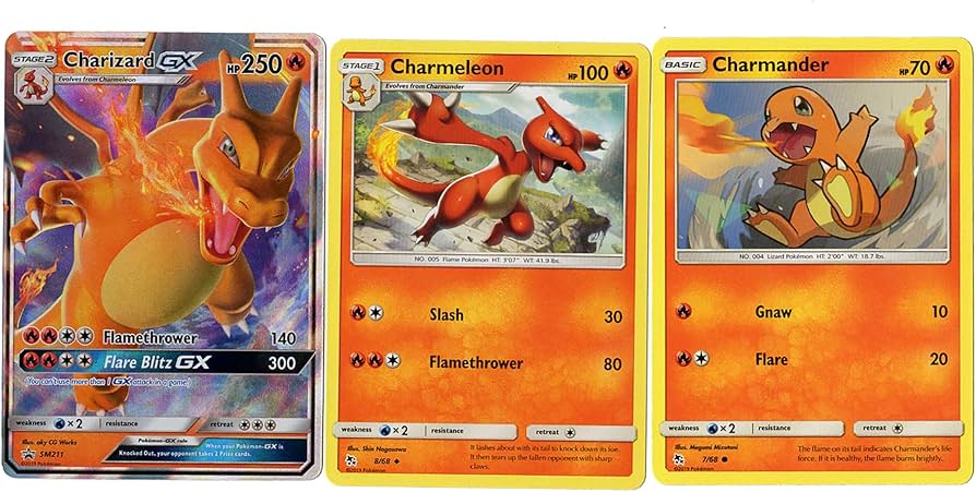 Innova Pokemon Evolution Set - Charizard GX SM211, Charmeleon 8/68
