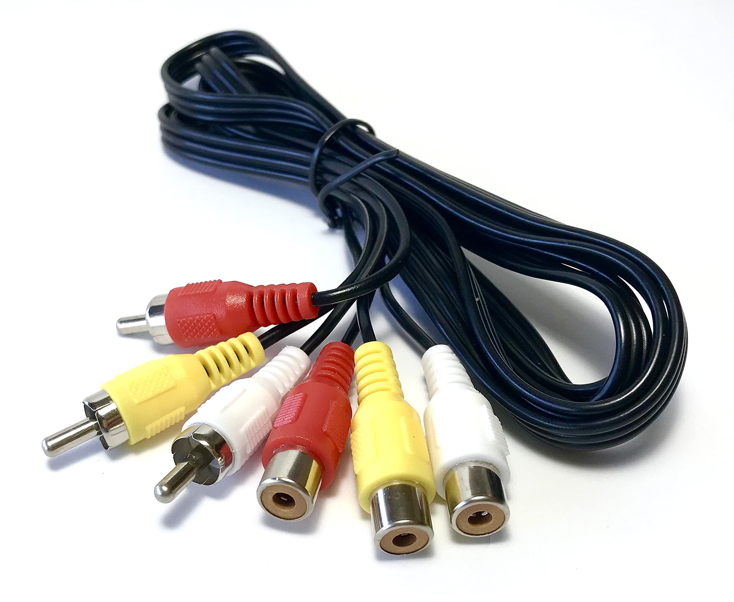 Amazon | AGG 3RCA ビデオケーブル (オス-メス)1.5M RCA端子 (赤 白 黄