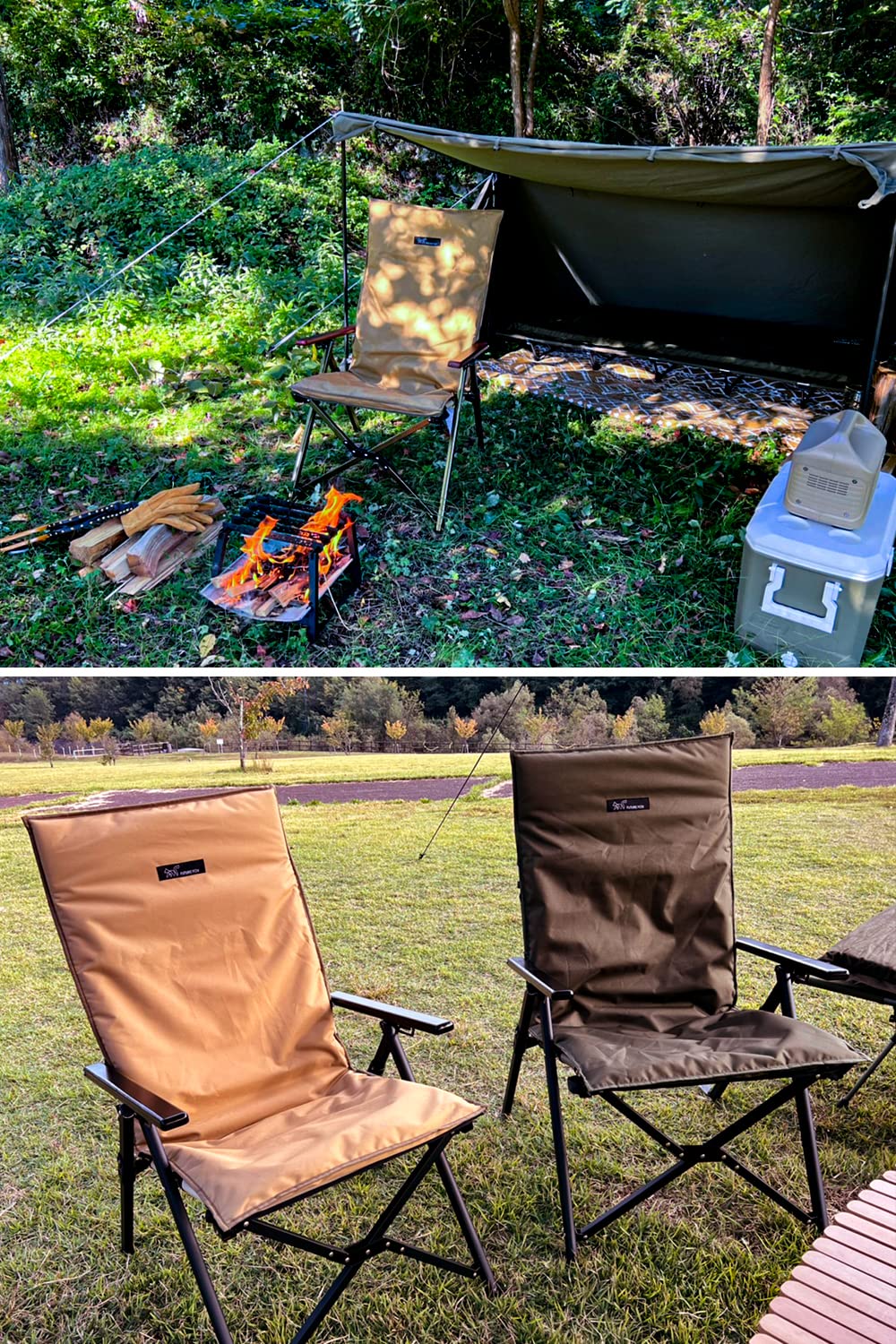 Amazon.co.jp: FUTUREFOX チェアカバー コールマン レイチェア 専用