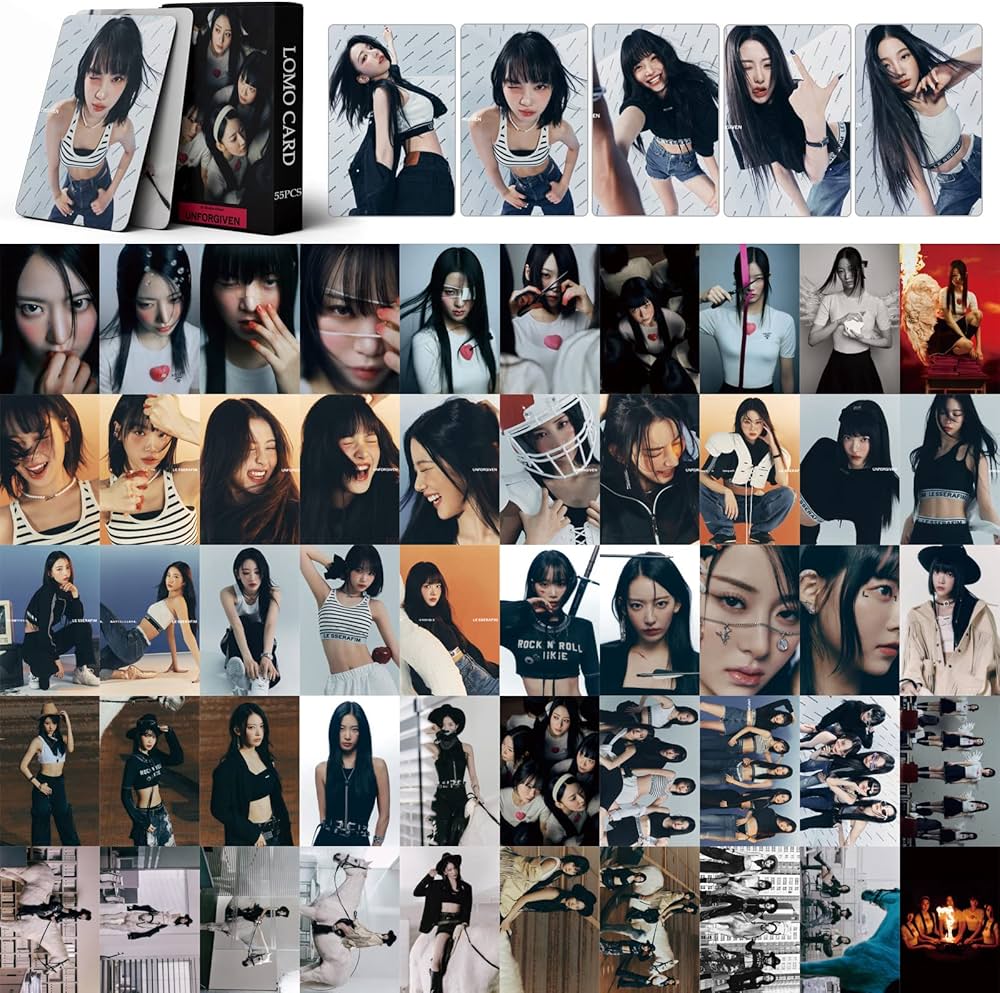 Amazon.co.jp: LE SSERAFIM フォトカード LE SSERAFIM ポストカード LE