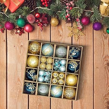 Amazon | CarpNettore キラキラ光るクリスマスツリー飾りセット