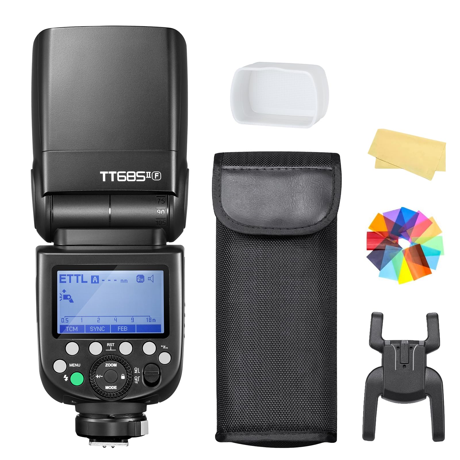 Amazon | Godox TT685II-F カメラフラッシュ クリップオンストロボ