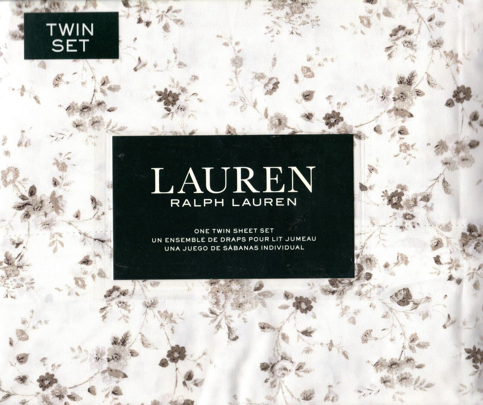 Amazon.com: Lauren Ralph Lauren Printed 100% Cotton 3 pc Twin