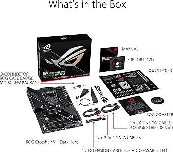 Amazon | ASUS ROG Crosshair VIII Dark Hero AMD AM4 Zen 3 Ryzen