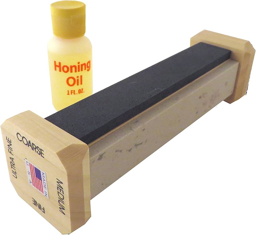 Amazon.com: Genuine 4 Stone Arkansas Full Size Ez Hone Whetstone