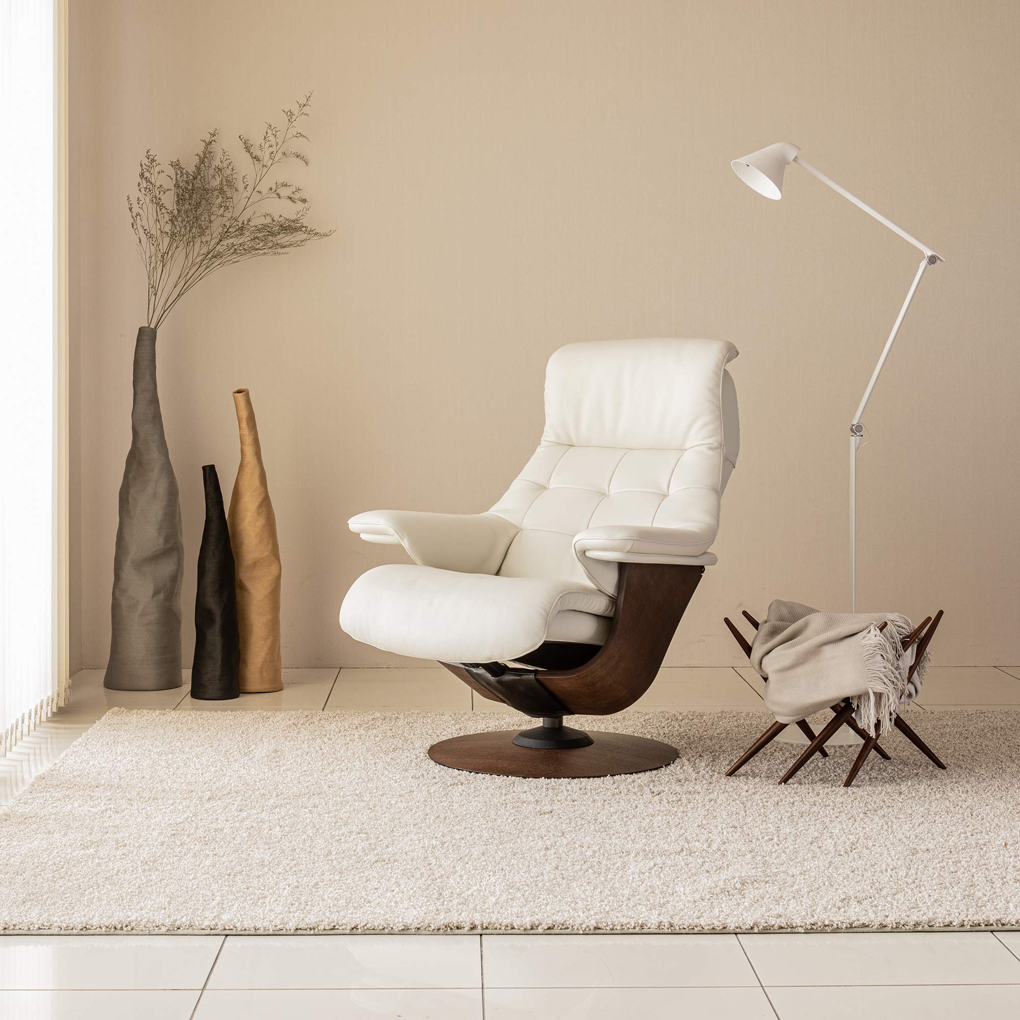 Amazon｜【カリモク正規品】ザ・ファースト リクライナー ホワイト 本