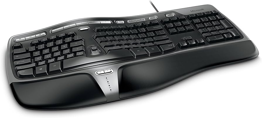 Amazon.com: Microsoft Wired Natural Ergonomic Keyboard 4000