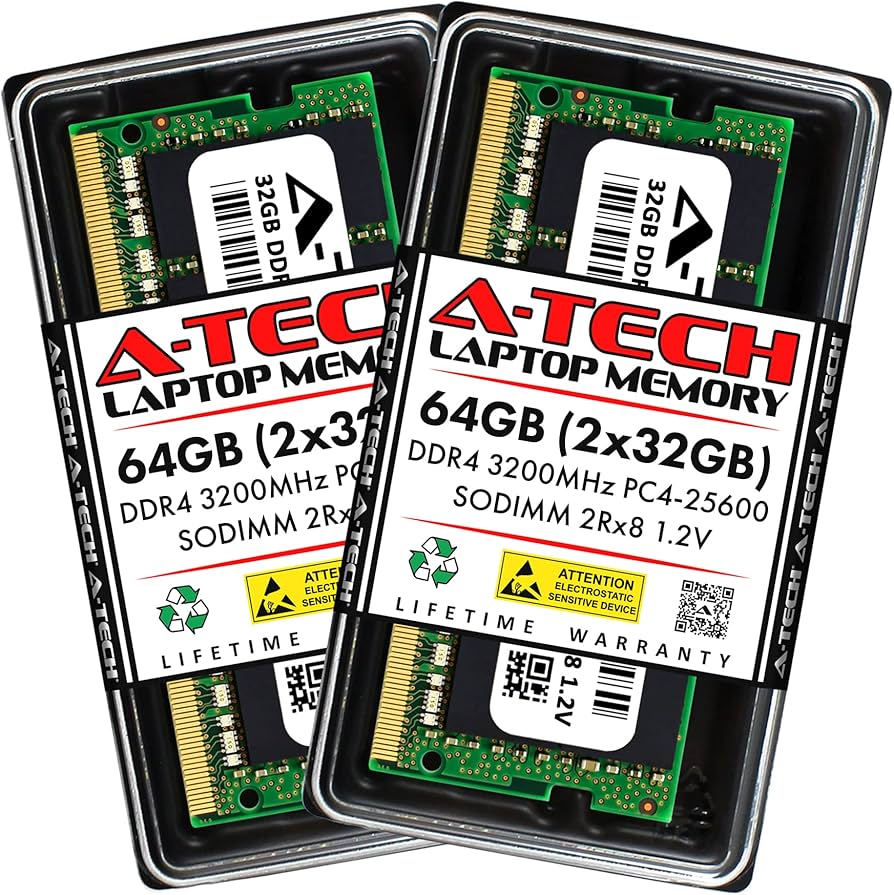 A-Tech 64GB Kit (2x32GB) RAM for ASUS ROG Strix G15 (2021) G513