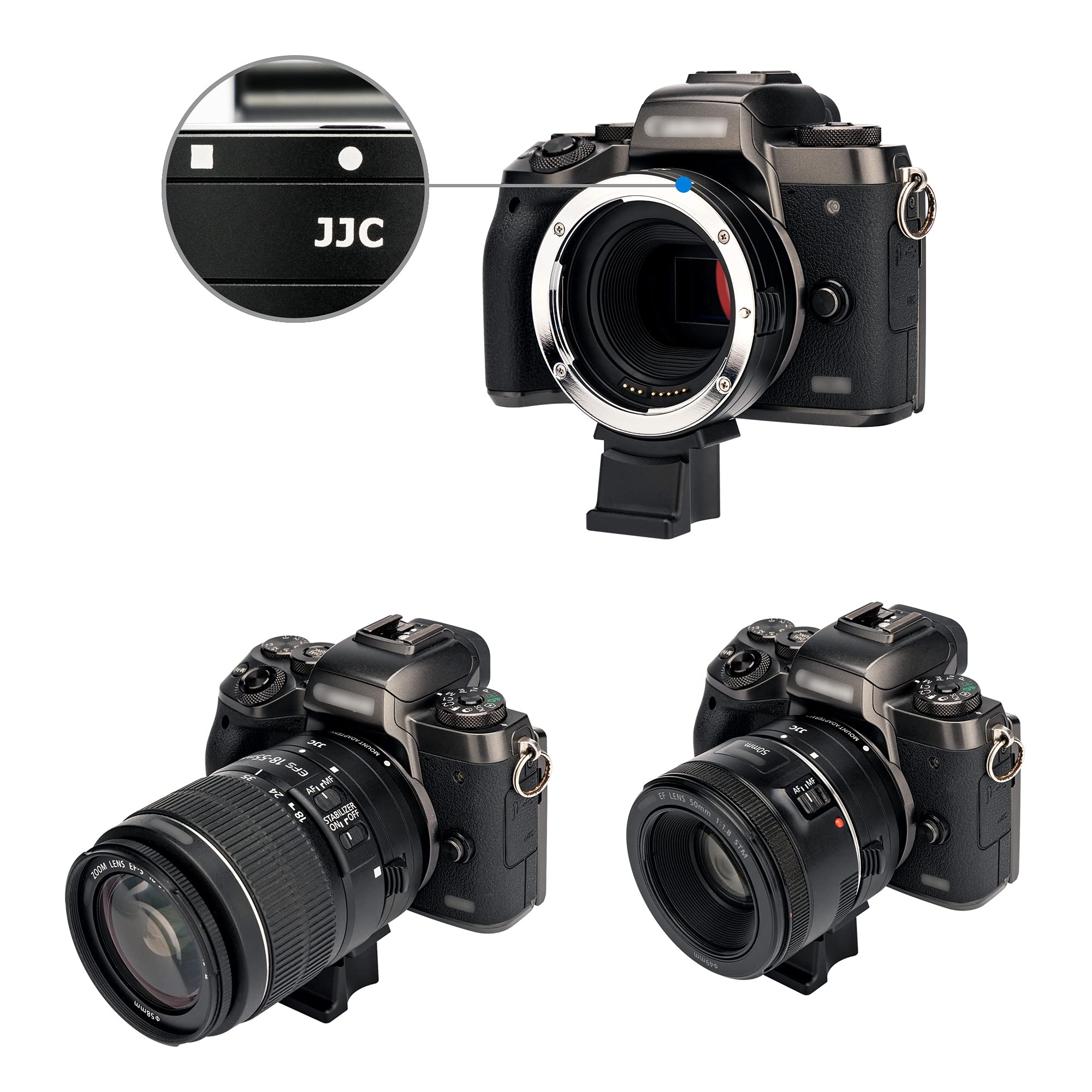 Amazon.com : JJC EF-EOS M Auto Focus Lens Mount Adapter Converter