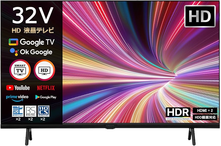 Amazon | [SmartTV] 32インチ ハイビジョン 液晶テレビ スマートテレビ